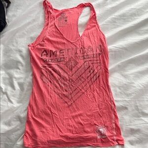 American Fighter Coral Racerback Graphic Tank